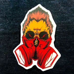TOXIC Single Decor Accent Waterproof Sticker